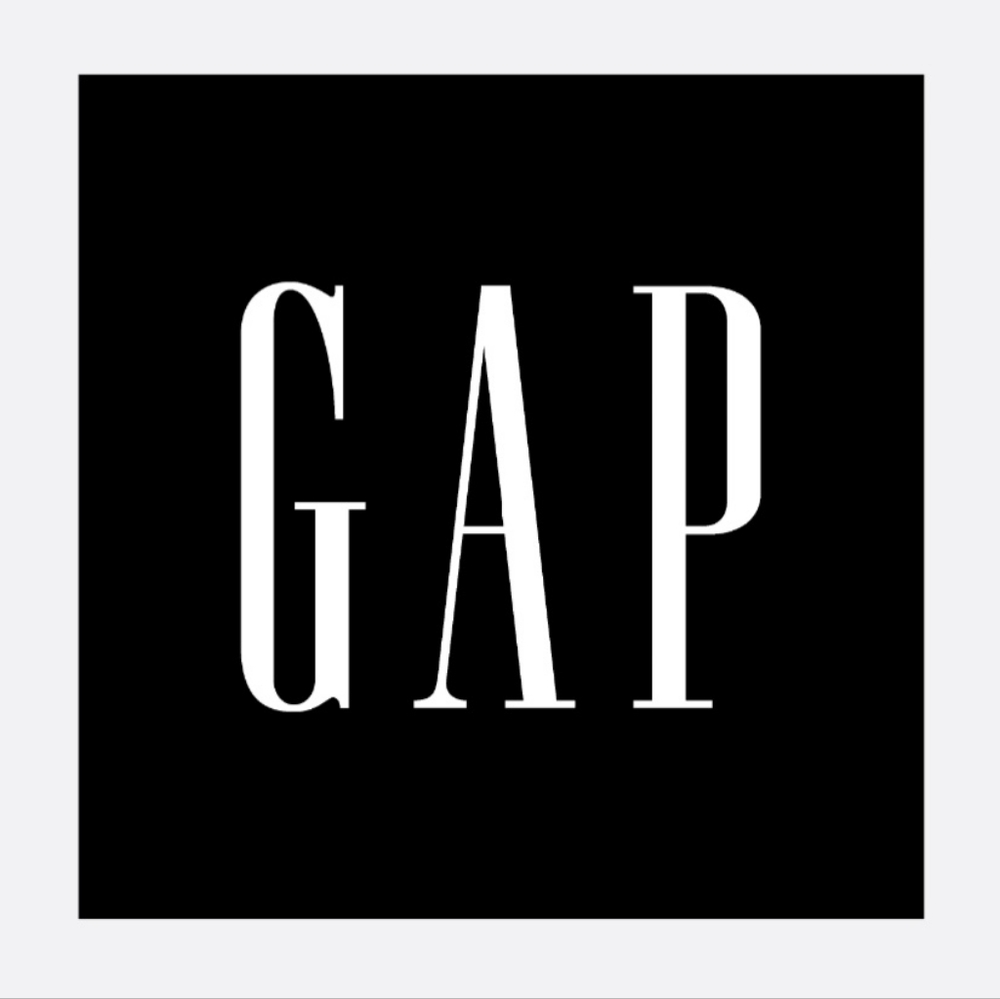 GAP Mid-Calf Leather Biker Boot in Black
